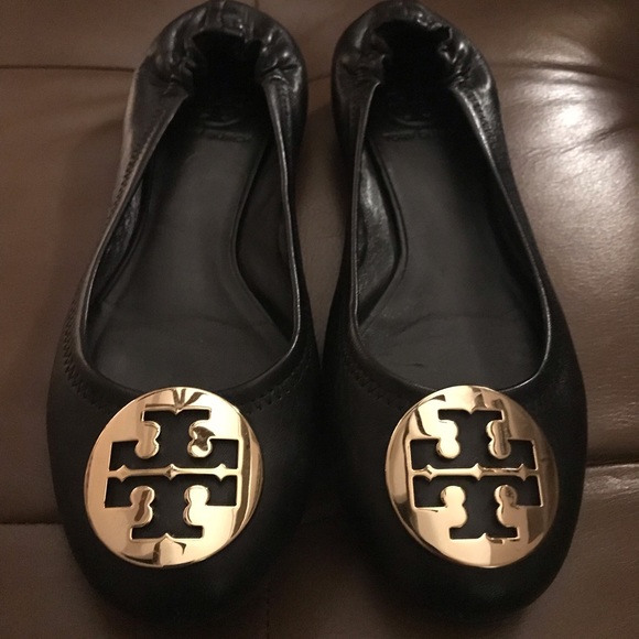 Tory Burch Shoes - Tory Burch Leather Ballet Flats - 7.5